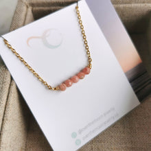 Load image into Gallery viewer, Rhodochrosite Bar Necklace