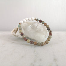 Load image into Gallery viewer, Sediment Jasper Essential Oil Diffuser Bracelet