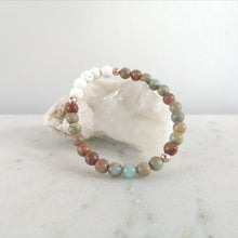 Load image into Gallery viewer, Sediment Jasper Essential Oil Diffuser Bracelet