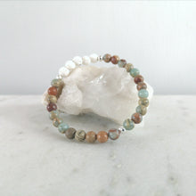 Load image into Gallery viewer, Sediment Jasper Essential Oil Diffuser Bracelet