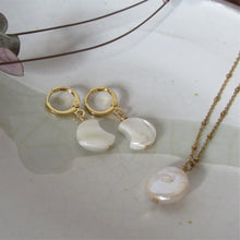 Load image into Gallery viewer, Mother of Pearl Moon Huggies
