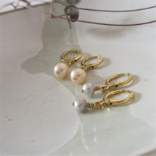Load image into Gallery viewer, White Pearl Huggies