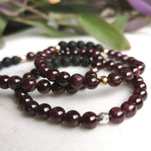 Load image into Gallery viewer, Garnet Essential Oil Diffuser Bracelet