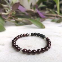 Load image into Gallery viewer, Garnet Essential Oil Diffuser Bracelet