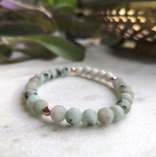 Load image into Gallery viewer, Kiwi Jasper Essential Oil Diffuser Bracelet