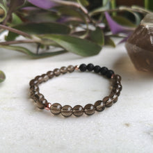 Load image into Gallery viewer, Smoky Quartz Essential Oil Diffuser Bracelet