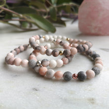 Load image into Gallery viewer, Zebra Jasper Essential Oil Diffuser Bracelet