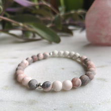 Load image into Gallery viewer, Zebra Jasper Essential Oil Diffuser Bracelet