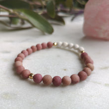 Load image into Gallery viewer, Rhodochrosite Essential Oil Diffuser Bracelet