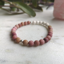 Load image into Gallery viewer, Rhodochrosite Essential Oil Diffuser Bracelet