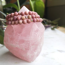 Load image into Gallery viewer, Rhodochrosite Essential Oil Diffuser Bracelet