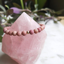 Load image into Gallery viewer, Rhodochrosite Essential Oil Diffuser Bracelet