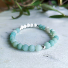 Load image into Gallery viewer, Amazonite Essential Oil Diffuser Bracelet