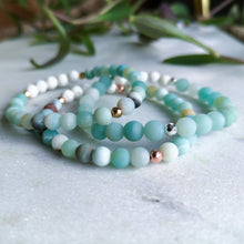 Load image into Gallery viewer, Amazonite Essential Oil Diffuser Bracelet