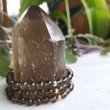 Load image into Gallery viewer, Smoky Quartz Essential Oil Diffuser Bracelet