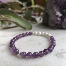 Load image into Gallery viewer, Amethyst Essential Oil Diffuser Bracelet