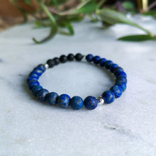 Load image into Gallery viewer, Lapis Lazuli Essential Oil Diffuser Bracelet