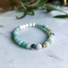 Load image into Gallery viewer, Amazonite Essential Oil Diffuser Bracelet